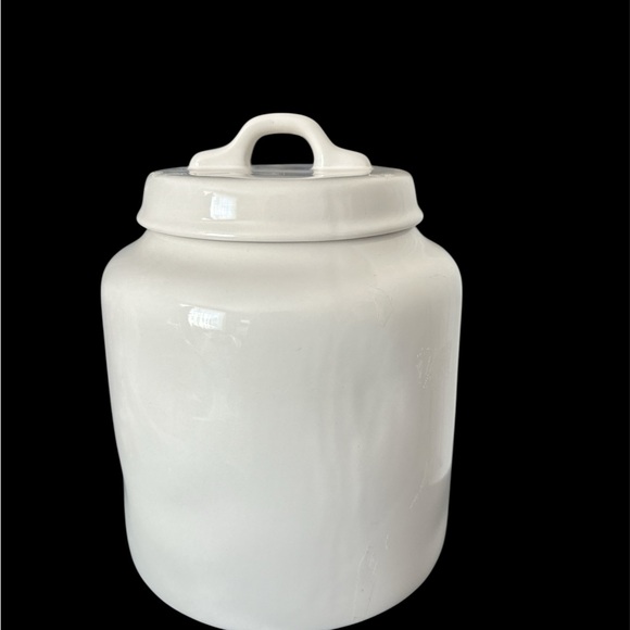 Rae Dunn "Paws Off" dog treat canister - Picture 2 of 4